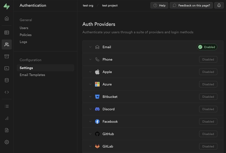 Supabase vs Hasura Authentification