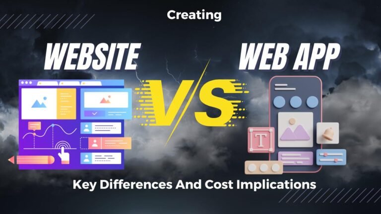 website and app development cost - main