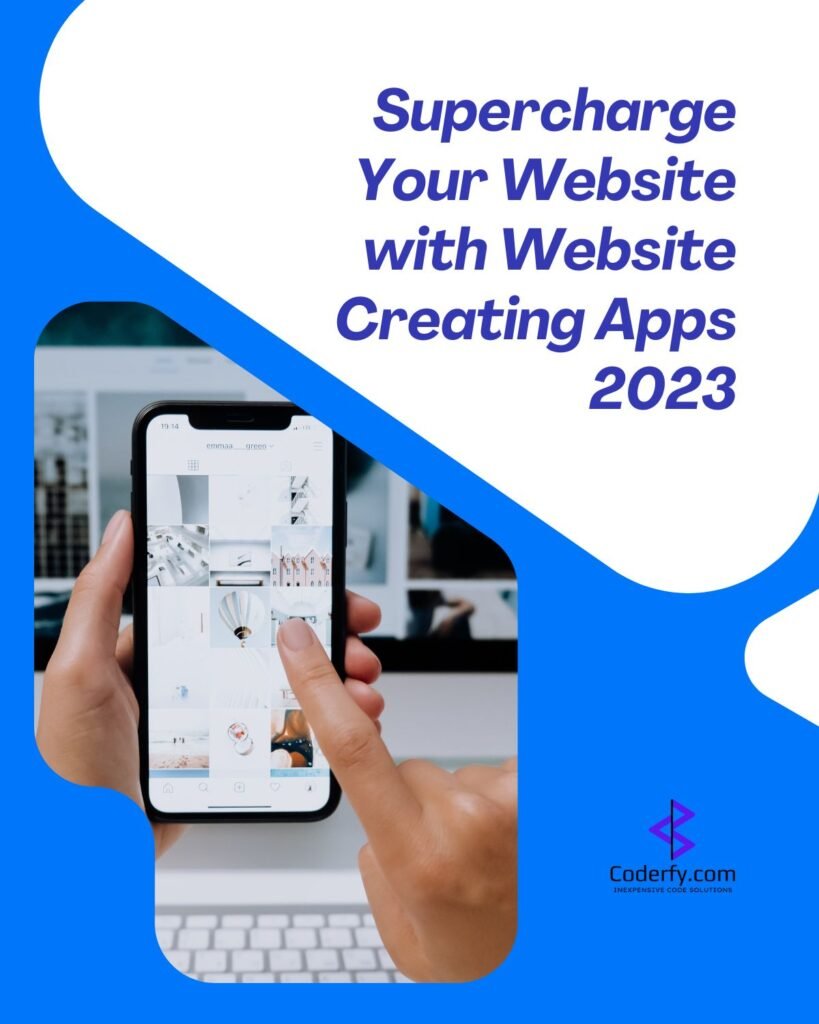 website creating apps