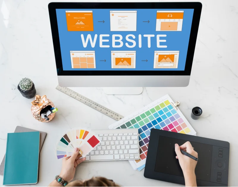 Artistic interpretation of WordPress website designer innovations