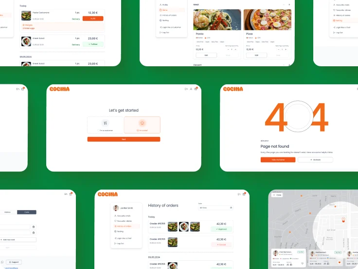 Food delivery app development for Cocina by Coderfy