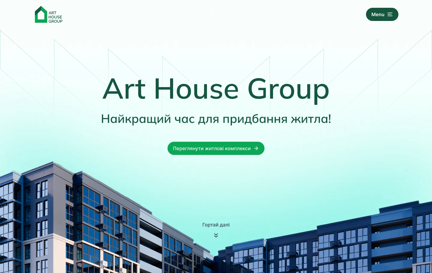 CRM for real estate website - Hero