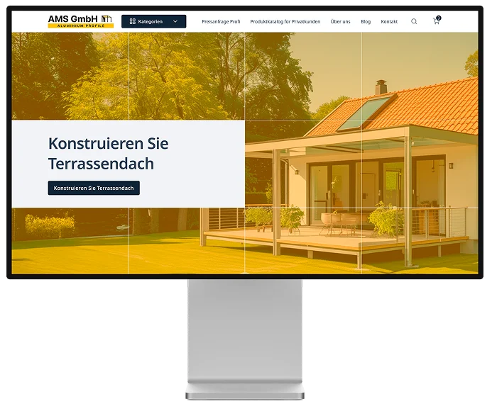 Website Redesign Services Aluminum Hero