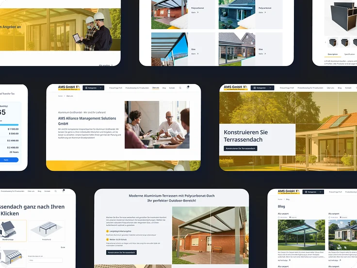 Website Redesign Services Aluminum Pages